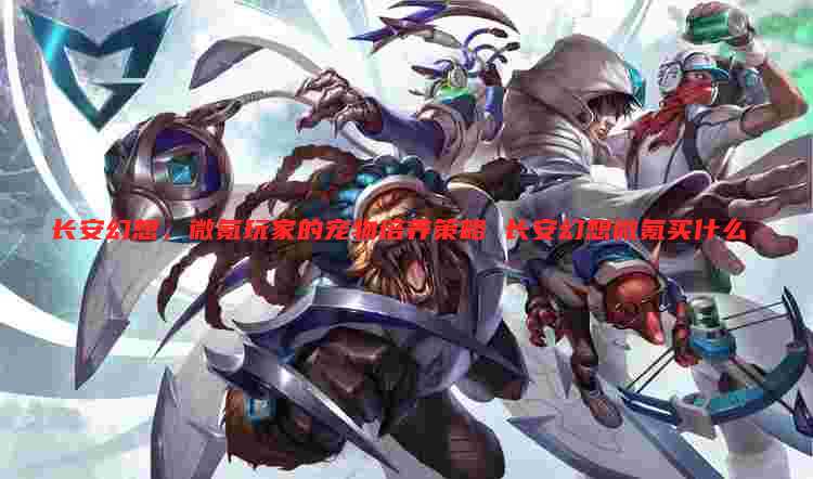 长安幻想,微氪玩家的宠物培养策略 长安幻想微氪买什么